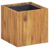 vidaXL Lit sur&eacute;lev&eacute; de jardin 24,5x24,5x25 cm Bois massif d'acacia