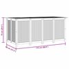 vidaXL Bo&icirc;te de rangement de jardin 175x80x75 cm bois massif d'acacia