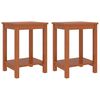 vidaXL Tables de chevet 2pcs Marron miel 35x30x47cm Bois de pin massif