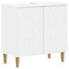 vidaXL Meuble sous Lavabo de Salle de Bain DELFT Blanc