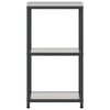 vidaXL Rangement de cuisine avec &eacute;tag&egrave;re Argent 60 x 50 x 92 cm Acier