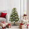 vidaXL Sapin de No&euml;l artificiel avec branches pliables et c&ocirc;nes 120 cm