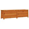 vidaXL Bo&icirc;te &agrave; coussins d'ext&eacute;rieur Marron 200x50x56 cm Sapin massif