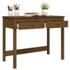 vidaXL Bureau avec tiroirs Marron miel 100x50x78 cm Bois massif de pin