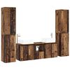vidaXL Ensemble de mobilier de salle de bain 5 pc Bois ancien