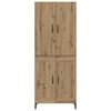 vidaXL Haut Armoire Ch&ecirc;ne artisanal 69,5 x 34 x 180 cm
