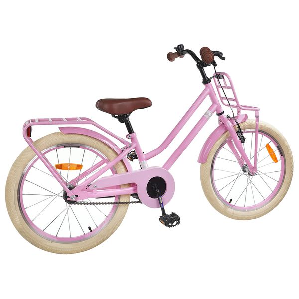 vidaXL V&eacute;lo pour Enfants 18 Pouces pour les 5-7 ans Rose clair
