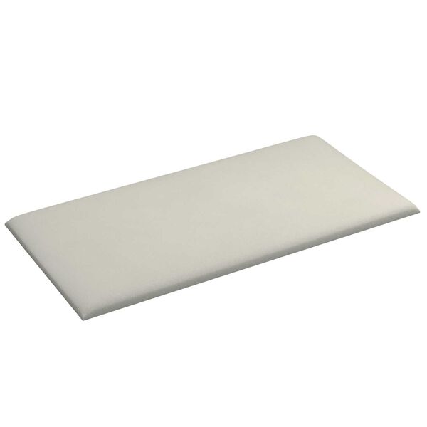 vidaXL T&ecirc;te de lit murale 12 pcs Cr&egrave;me 60 x 30 cm Velours