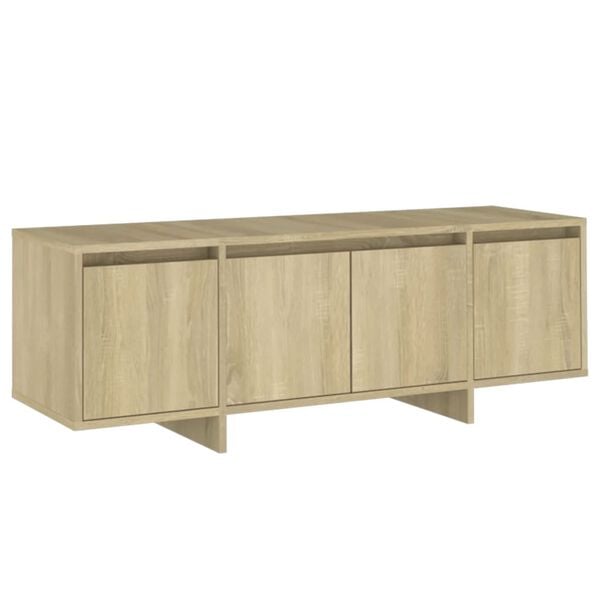 vidaXL Meuble TV chêne sonoma 120x30x40,5 cm bois d'ingénierie