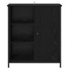vidaXL Buffet Ch&ecirc;ne noir 70 x 30 x 80 cm Bois d'ing&eacute;nierie