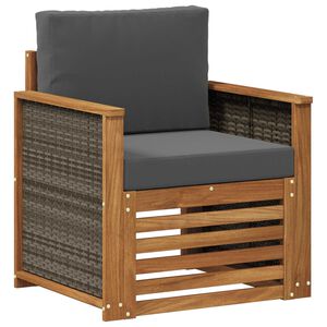 vidaXL Sofa de milieu ext&eacute;rieur Naturel