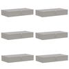 vidaXL Bo&icirc;te de rangement 6 pc Tissu intiss&eacute; 90 x 48 x 15 cm 64,8 L