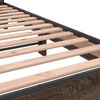 vidaXL Cadre de lit sans matelas ch&ecirc;ne marron 75x190 cm