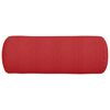 vidaXL Coussins d'accent 2 pcs Rouge Ø 25 x 70 cm tissu