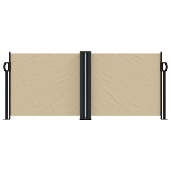 vidaXL Auvent lat&eacute;ral r&eacute;tractable beige 100x600 cm