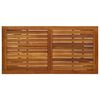 vidaXL Table de bar Bois d'acacia massif 120x60x105 cm