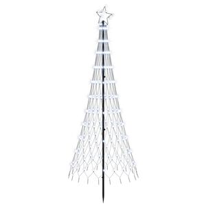 vidaXL Arbre de No&euml;l LED 180 cm 230 LED Blanc froid Fer Noir