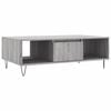 vidaXL Table basse sonoma gris 104x60x35 cm bois d'ing&eacute;nierie