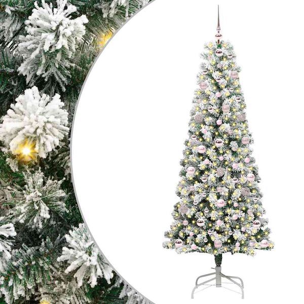 vidaXL Sapin de No&euml;l Artificiel &agrave; Branches Articul&eacute;es 180 cm