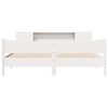 vidaXL Cadre de lit sans matelas blanc 180x200 cm bois massif de pin