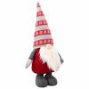 vidaXL Gnome de No&euml;l avec jambes extensibles Rouge 130 cm Polyester