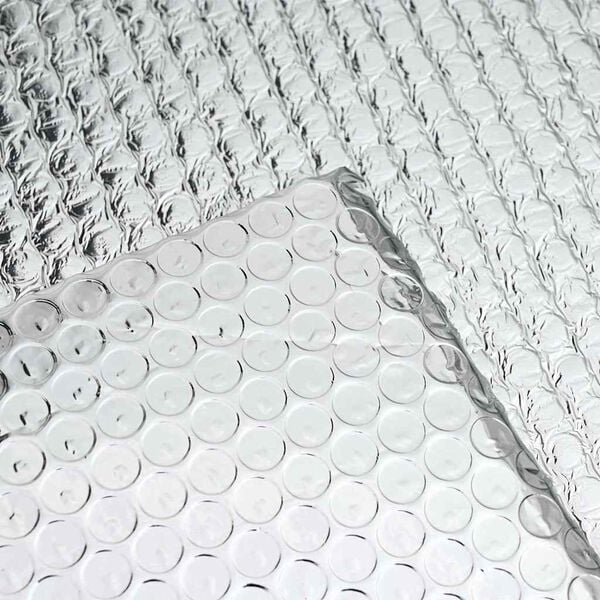 vidaXL Réflecteur de chaleur pour radiateur Argent 1 x 15 m Aluminium