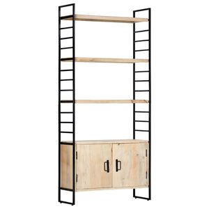 vidaXL Biblioth&egrave;que &agrave; 4 niveaux 80x30x180 cm Bois de manguier massif