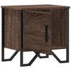 vidaXL Table de chevet ch&ecirc;ne marron 40x30x40 cm bois d'ing&eacute;nierie