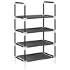 vidaXL &Eacute;tag&egrave;re &agrave; chaussures 4 niveaux 44x28x77 cm tissu non-tiss&eacute;