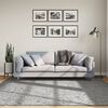 vidaXL Tapis shaggy PAMPLONA poils longs moderne gris 200x200 cm