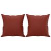 vidaXL Ensemble de canap&eacute;s 4 pcs oreillers et coussins Rouge bordeaux