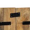 vidaXL T&ecirc;te de lit 120 cm bois de manguier brut massif