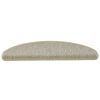vidaXL Tapis d'escalier autocollants aspect sisal 15 pcs 65x21x4 cm