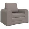 vidaXL Canap&eacute;-Lit Taupe 98 x 71 x 83 cm tissu