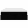 VidaXL Cadre de lit ottoman avec matelas noir 140x200 cm similicuir