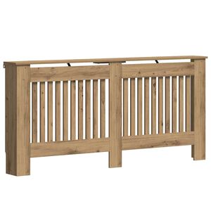 vidaXL Cache-Radiateur Ch&ecirc;ne artisanal 172 x 19 x 81,5 cm