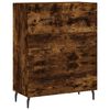 vidaXL Buffet haut Ch&ecirc;ne fum&eacute; 69,5x34x180 cm Bois d'ing&eacute;nierie