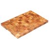 vidaXL Planche à découper 60x40x3,8 cm Bois d'acacia massif