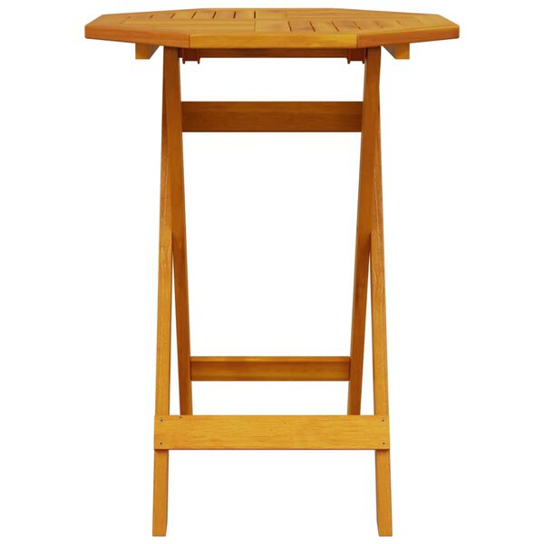 vidaXL Ensemble de bistro pliable 3 pcs bois d'acacia solide