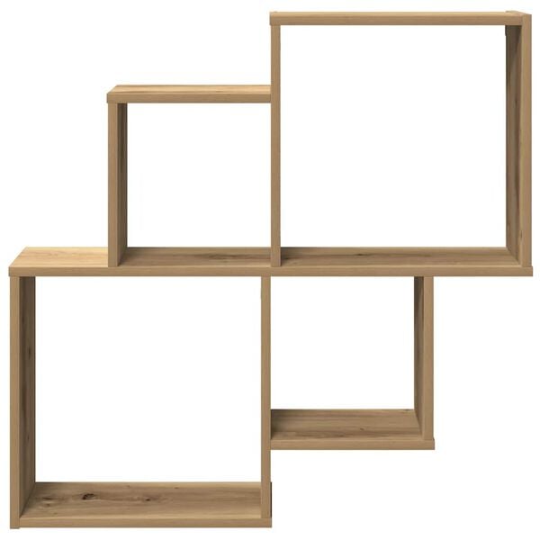vidaXL Étagère murale chêne artisanal 80x15x78,5 cm bois d'ingénierie