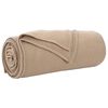 vidaXL Couvertures &agrave; jeter 6 pcs Camel 240 x 220 cm Toison