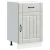 vidaXL Armoire de cuisine Lucca gris b&eacute;ton bois ing&eacute;nierie