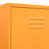 vidaXL Garde-robe Jaune moutarde 90x50x180 cm Acier