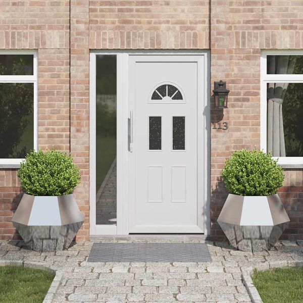 vidaXL Jardinière 2 pcs Argent 75 x 75 x 60 cm Acier inoxydable