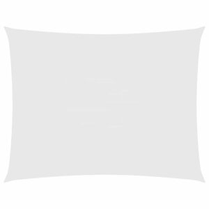 vidaXL Voile de parasol tissu oxford rectangulaire 2,5x3,5 m blanc