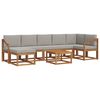 vidaXL Ensemble de canap&eacute;s d'ext&eacute;rieur 8 pcs Gris Naturel et Clair