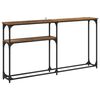 vidaXL TableConsole Bois Ancien 145 x 22,5 x 75 cm Bois d'ing&eacute;nierie