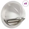 vidaXL Couvre-vent Air 8 pcs Argent 150 mm Acier inoxydable