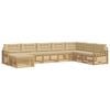 vidaXL Ensemble de canap&eacute;s d'ext&eacute;rieur 8 pc Blanc et Beige