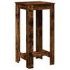 vidaXL Table de bar ch&ecirc;ne fum&eacute; 51x50x103,5 cm bois d'ing&eacute;nierie
